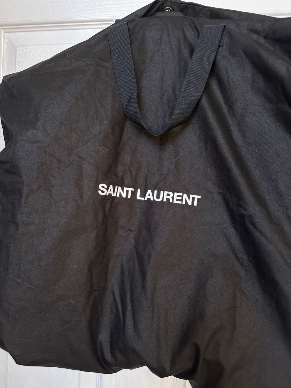 Saint Laurent Dark Blue Cropped Denim Blazer - Picture 14 of 16